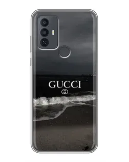 Чохол для TCL 30E з картинкою «Gucci — морський прибій»