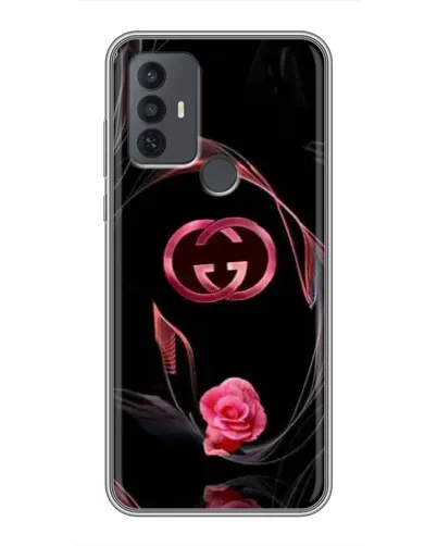 Чохол для TCL 30E з картинкою «Gucci — неонова троянда»