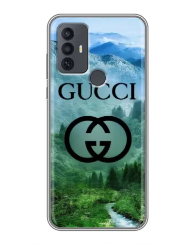 Чохол для TCL 30E з картинкою «Gucci — гірський пейзаж»