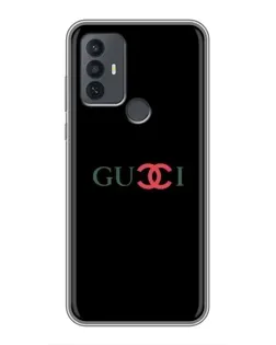 Чохол для TCL 30E з картинкою «Gucci — червоний градієнт»