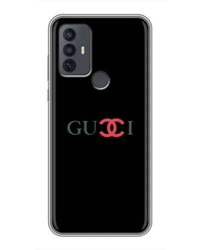Чохол для TCL 30E з картинкою «Gucci — червоний градієнт»