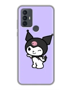 Чехол для TCL 30E с картинкой «Классическая Kuromi» Чехол для TCL 30E с картинкой «Классическая Kuromi»