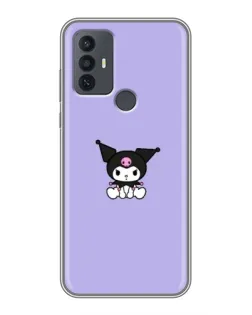 Чехол для TCL 30E с картинкой «Kuromi — фиолетовый минимализм» Чехол для TCL 30E с картинкой «Kuromi — фиолетовый минимализм»