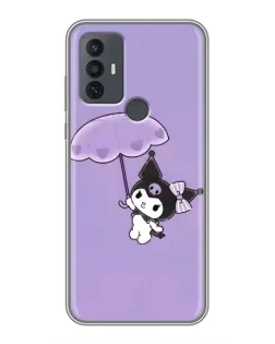Чехол для TCL 30E с картинкой «Kuromi с зонтиком» Чехол для TCL 30E с картинкой «Kuromi с зонтиком»