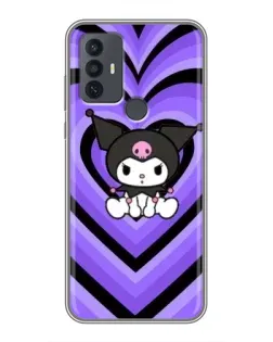 Чехол для TCL 30E с картинкой «Kuromi и фиолетовые сердца» Чехол для TCL 30E с картинкой «Kuromi и фиолетовые сердца»