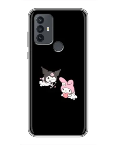 Чехол для TCL 30E с картинкой «My Melody и Kuromi»