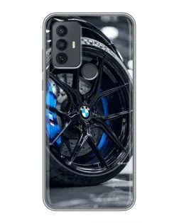 Чохол для TCL 30E з картинкою «Колесо BMW зблизька»