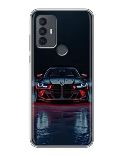 Чохол для TCL 30E з картинкою «BMW на мокрій дорозі»