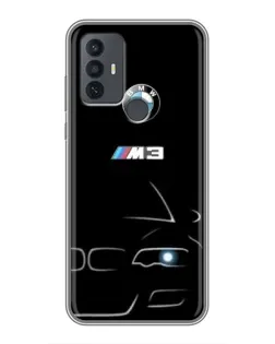 Чохол для TCL 30E з картинкою «Мінімалістичний принт BMW M3»