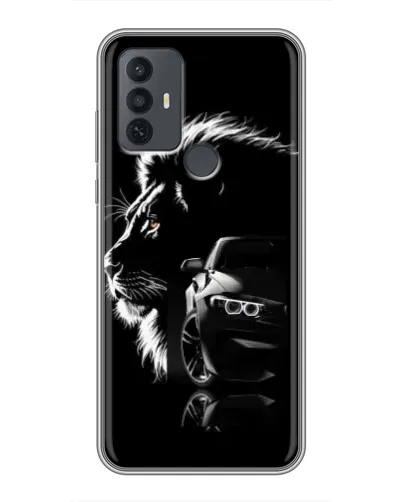 Чохол для TCL 30E з картинкою «BMW та лев» Чохол для TCL 30E з картинкою «BMW та лев»