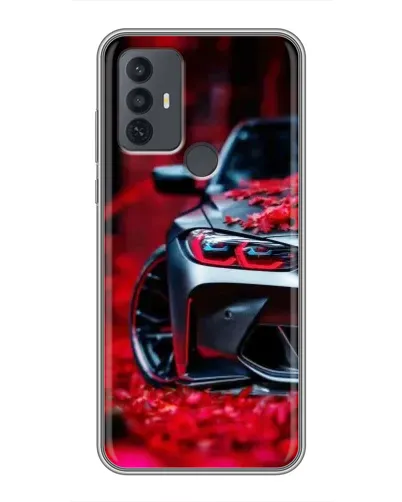 Чохол для TCL 30E з картинкою «Спортивна BMW та квіти» Чохол для TCL 30E з картинкою «Спортивна BMW та квіти»
