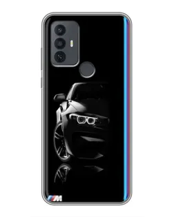 Чохол для TCL 30E з картинкою «Силует BMW в темряві»