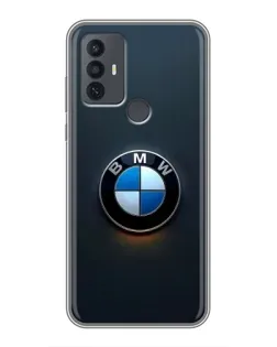 Чохол для TCL 30E з картинкою «Логотип BMW — мінімалізм»