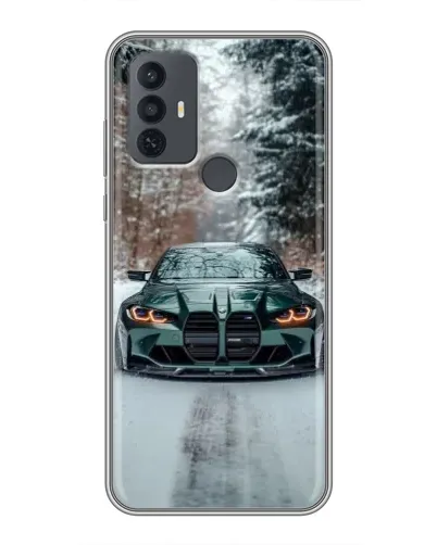 Чохол для TCL 30E з картинкою «BMW у зимовому лісі» Чохол для TCL 30E з картинкою «BMW у зимовому лісі»