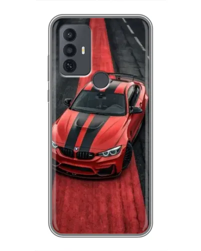 Чохол для TCL 30E з картинкою «BMW на червоній доріжці» Чохол для TCL 30E з картинкою «BMW на червоній доріжці»