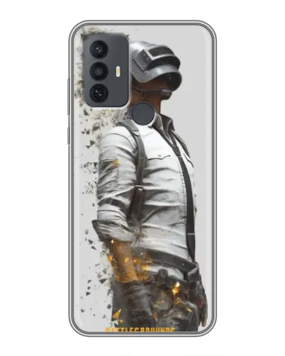 Чехол для TCL 30E с картинкой «PUBG — боец в пыли» Чехол для TCL 30E с картинкой «PUBG — боец в пыли»