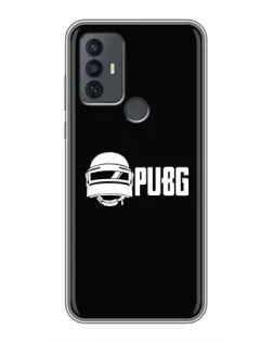 Чехол для TCL 30E с картинкой «PUBG — классический лого»