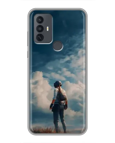 Чехол для TCL 30E с картинкой «Герой PUBG на скале» Чехол для TCL 30E с картинкой «Герой PUBG на скале»
