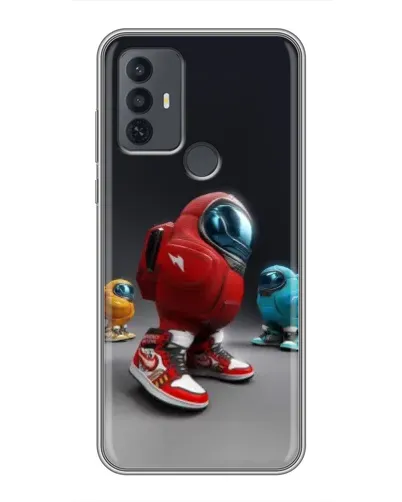 Чехол для TCL 30E с картинкой «Among Us — 3D стиль»