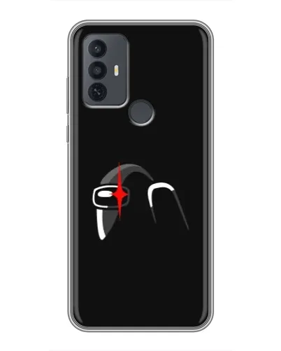 Чехол для TCL 30E с картинкой «Among Us шлем»