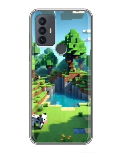 Чехол для TCL 30E с картинкой «Minecraft летний день» Чехол для TCL 30E с картинкой «Minecraft летний день»