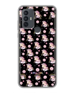 Чехол для TCL 30E с картинкой «Magic Unicorn паттерн»