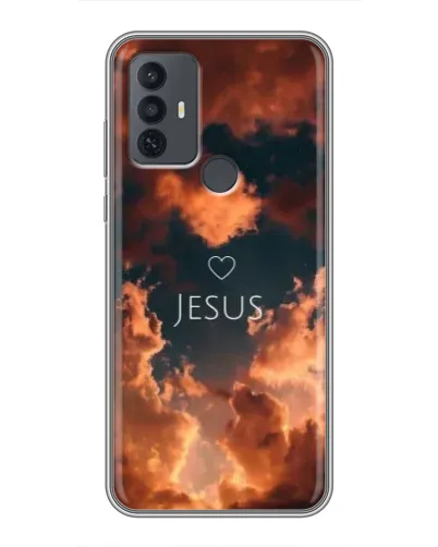 Чехол для TCL 30E с картинкой «Сияние Имени Jesus»