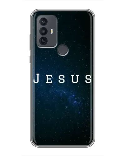Чехол для TCL 30E с картинкой «Звездное небо Jesus»