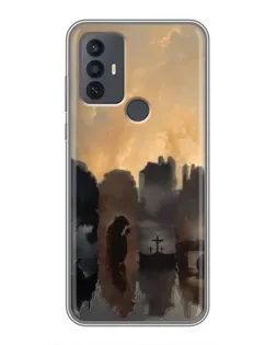 Чехол для TCL 30E с картинкой «Дорога к вере»