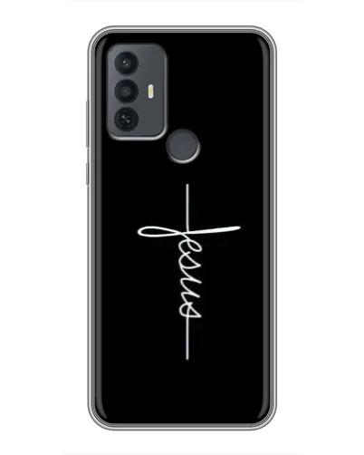 Чехол для TCL 30E с картинкой «Тонкая линия веры»