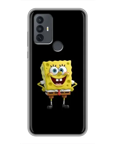 Чехол для TCL 30E с картинкой «Классический Губка Боб»