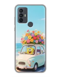 Чехол для TCL 30E с картинкой «Автомобильное путешествие»