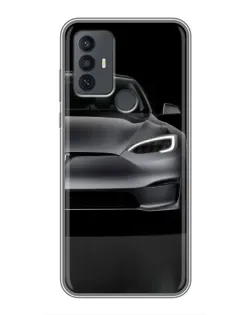 Чохол для TCL 30E з картинкою «Tesla Model S Look»