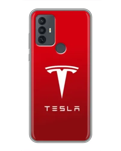 Чохол для TCL 30E з картинкою «Tesla Red Classic»