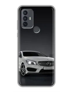 Чохол для TCL 30E з картинкою «Mercedes AMG GT Silver»