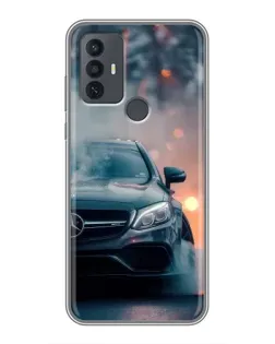 Чохол для TCL 30E з картинкою «Mercedes — нічне місто»