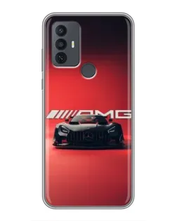 Чохол для TCL 30E з картинкою «Mercedes AMG — червона лінія»
