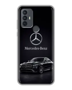 Чохол для TCL 30E з картинкою «Mercedes — решітка радіатора»