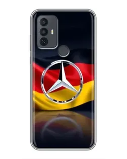 Чохол для TCL 30E з картинкою «Mercedes — прапор Німеччини»