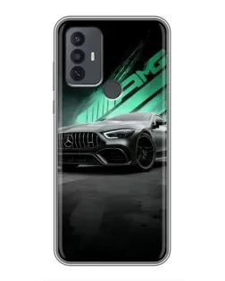 Чохол для TCL 30E з картинкою «Темний Mercedes AMG»