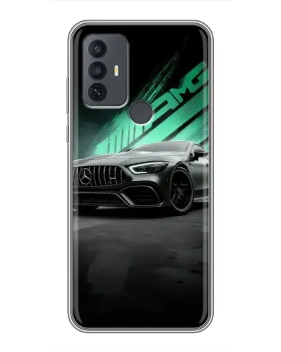 Чохол для TCL 30E з картинкою «Темний Mercedes AMG» Чохол для TCL 30E з картинкою «Темний Mercedes AMG»