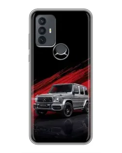 Чохол для TCL 30E з картинкою «Mercedes G-Class червоний»