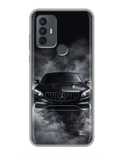 Чохол для TCL 30E з картинкою «Mercedes у диму»