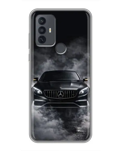 Чохол для TCL 30E з картинкою «Mercedes у диму» Чохол для TCL 30E з картинкою «Mercedes у диму»
