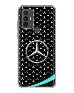 Чохол для TCL 30E з картинкою «Mercedes — бірюзовий акцент»
