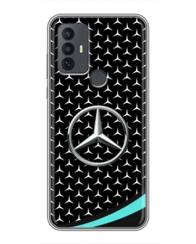 Чохол для TCL 30E з картинкою «Mercedes — бірюзовий акцент» Чохол для TCL 30E з картинкою «Mercedes — бірюзовий акцент»