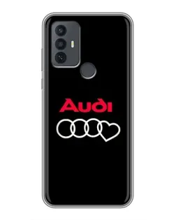 Чохол для TCL 30E з картинкою «Логотип Audi Heart»
