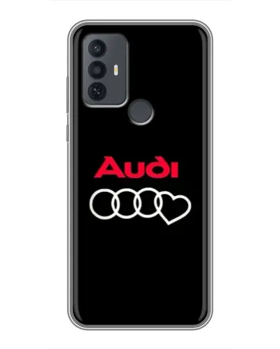 Чохол для TCL 30E з картинкою «Логотип Audi Heart»