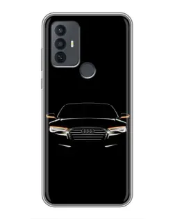 Чохол для TCL 30E з картинкою «Audi — нічний контур»