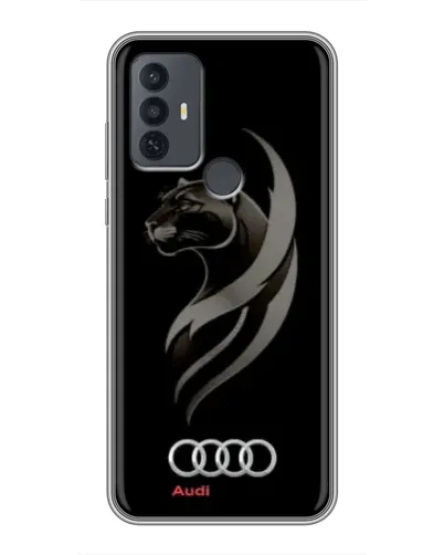 Чохол для TCL 30E з картинкою «Графіка — пантера та Audi»
